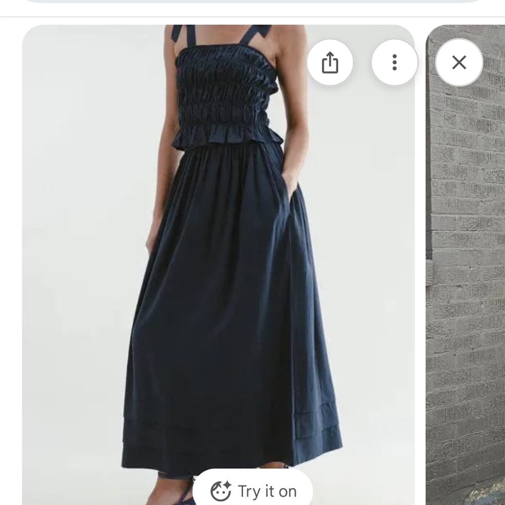 Darling society navy Bloom Skirt